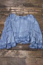 Load image into Gallery viewer, Blooming Grace Top - Chambray