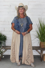 Load image into Gallery viewer, Whispering Willow Vest Duster - Tea Stain