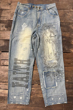 Load image into Gallery viewer, Peace and Love Jeans - Faith