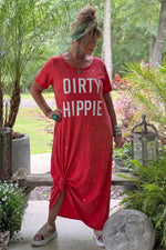 Load image into Gallery viewer, Dirty Hippie Dress - Glory Red