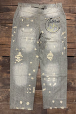 Load image into Gallery viewer, Peace and Love Jeans - Midnight Railroad