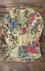 Load image into Gallery viewer, Good Times Military Jacket - Floral