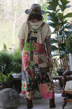 Load image into Gallery viewer, Patchwork Gardens Overalls