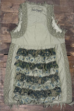 Load image into Gallery viewer, Ruffle Up High-Lo Top - Stone Floral