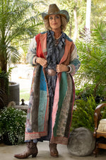 Load image into Gallery viewer, Kantha Sunrise Coat JG-183