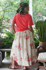 Load image into Gallery viewer, Floral Meadows Skirt - Rose Garden
