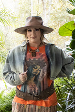 Load image into Gallery viewer, Uptown Crop Denim Jacket