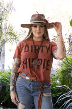 Load image into Gallery viewer, Dirty Hippie Tee - Vintage Rust