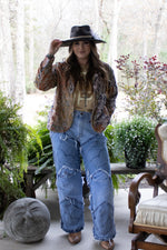 Load image into Gallery viewer, Patched On Up Jeans