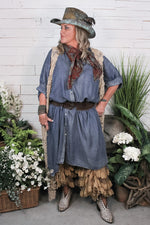 Load image into Gallery viewer, Morning Meadow Dress - Chambray