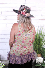 Load image into Gallery viewer, Field Of Dreams Tank - Rose