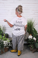 Load image into Gallery viewer, Earthsong Harem - Chambray Stripe