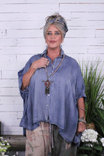 Load image into Gallery viewer, Morning Meadow Top - Chambray