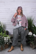 Load image into Gallery viewer, Collected Charm Jacket - Wine Stripe