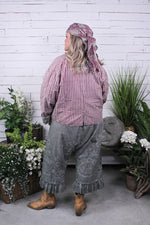 Load image into Gallery viewer, Collected Charm Jacket - Wine Stripe