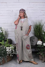 Load image into Gallery viewer, Windswept Wonder Overalls - Stripe