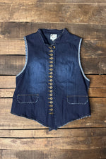 Load image into Gallery viewer, Mesmerized Vest - Dark Chambray