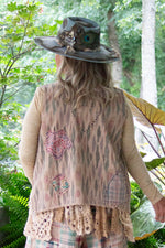 Load image into Gallery viewer, Balinese Walks Vest - Plum Tribal