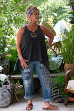 Load image into Gallery viewer, Stitched In Dreams Jeans - Midnight Patch