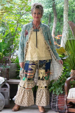 Load image into Gallery viewer, Moon Petal Ruffle Pants - Patched Lace