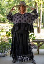 Load image into Gallery viewer, Love Letter Skirt - Black