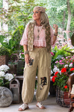 Load image into Gallery viewer, Sun Woven Petals Pants - Taupe