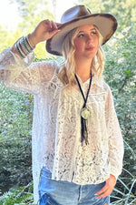Load image into Gallery viewer, Floral Medley Shirt - Parchment