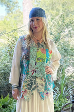 Load image into Gallery viewer, Patchwork Sunrise Reversible Vest - JG-91