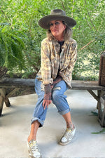 Load image into Gallery viewer, Afternoon Breeze Flannel - Taupe