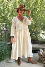 Load image into Gallery viewer, Breezy Afternoon Dress - Parchment JG-17/A