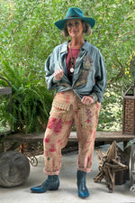 Load image into Gallery viewer, Traveling On Pants - Magenta Plaid