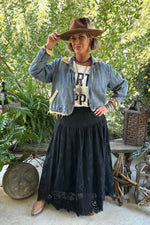 Load image into Gallery viewer, Love Letter Skirt - Black