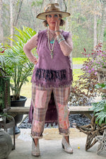Load image into Gallery viewer, Traveling On Pants - Lavender Plaid