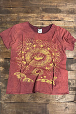 Load image into Gallery viewer, Moon Dance Tee - Wine Evil Eye