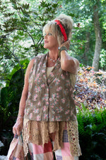 Load image into Gallery viewer, Spellbound Vest - Chocolate Floral