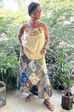 Load image into Gallery viewer, Patchwork Love Skirt - Sunset