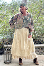 Load image into Gallery viewer, Floral Imprints Skirt - Tea Stain