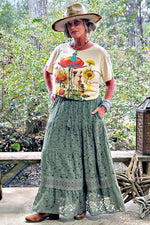 Load image into Gallery viewer, Romantic Views Skirt - Olive