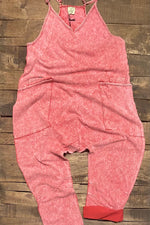 Load image into Gallery viewer, Can't Miss This Romper - Vintage Scarlet