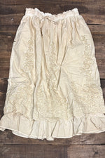 Load image into Gallery viewer, Floral Imprints Skirt - Tea Stain