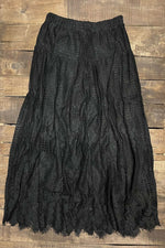 Load image into Gallery viewer, Love Letter Skirt - Black