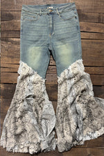 Load image into Gallery viewer, Got You Covered Lace Jeans