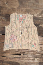 Load image into Gallery viewer, Balinese Walks Vest - Plum Tribal