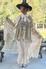 Load image into Gallery viewer, Ruffle It Up Velvet Pants - Parchment