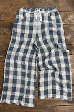 Load image into Gallery viewer, Weaving About Pants - Navy Gingham