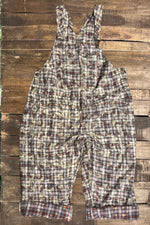 Load image into Gallery viewer, Endless Journey Overalls - Charcoal Plaid