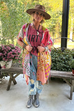 Load image into Gallery viewer, Kantha Sunrise Kimono JG-101