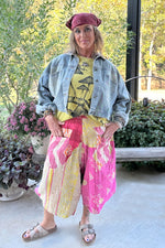 Load image into Gallery viewer, Kantha Sunrise Crop Pant JG-80
