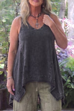 Load image into Gallery viewer, Beyond The Moon Tank - Vintage Black