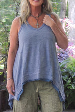 Load image into Gallery viewer, Beyond The Moon Tank - Vintage Navy